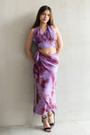 DAU co ords tie dye two piece rayon set front view