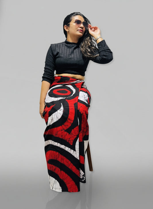 Designer batik cotton lungi by Reyona