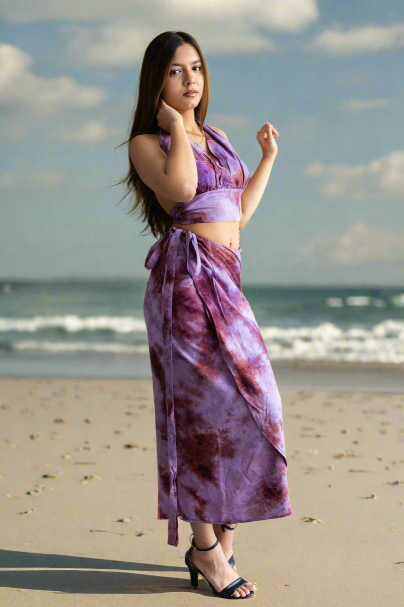 DAU Co-Ords – Tie-Dye Two-Piece Rayon Set | RE-0127