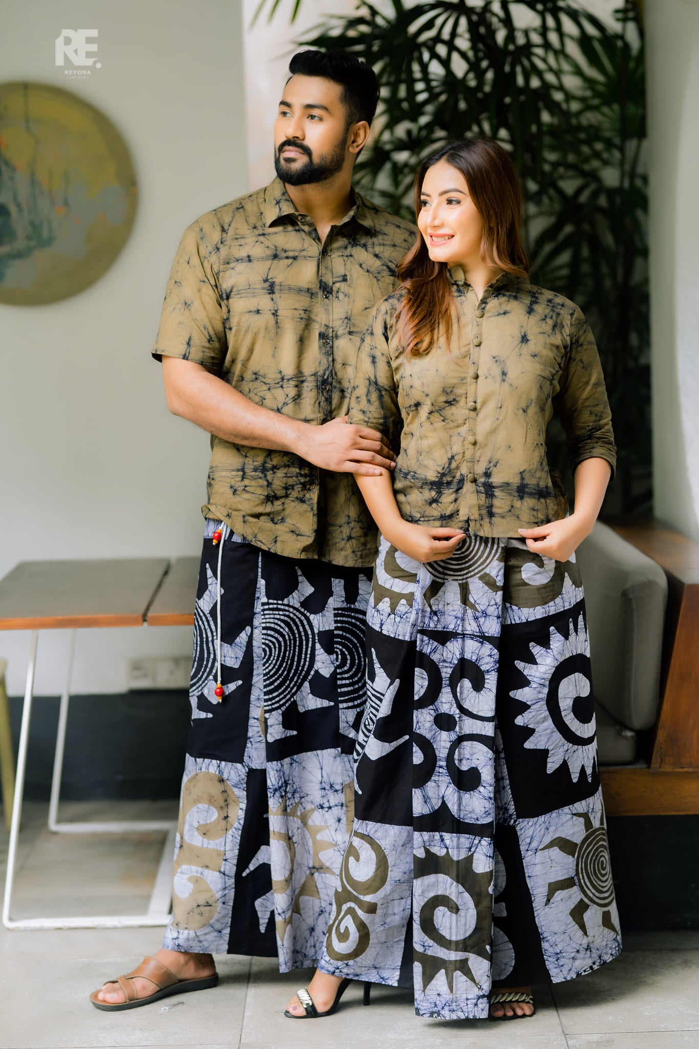 Handcrafted designer batik unisex sarong and cotton lungi
