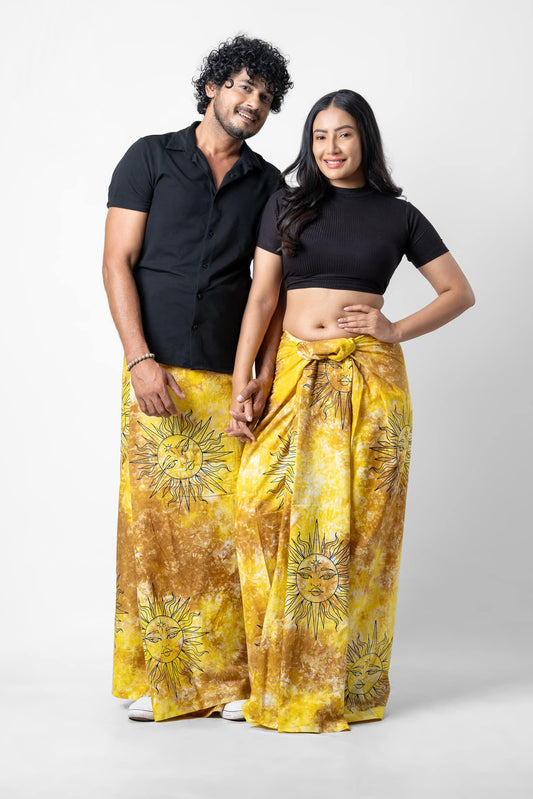 Printed batik sarong lungi for men and women