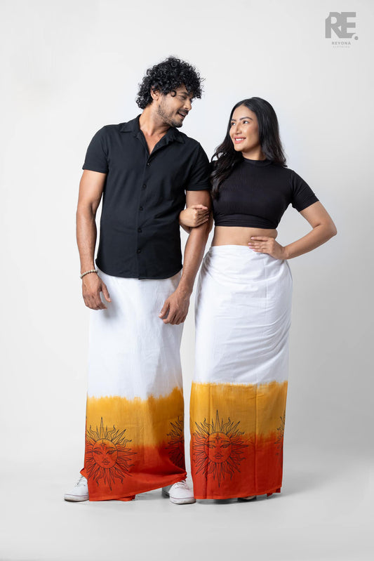 Printed batik sarong lungi for men and women